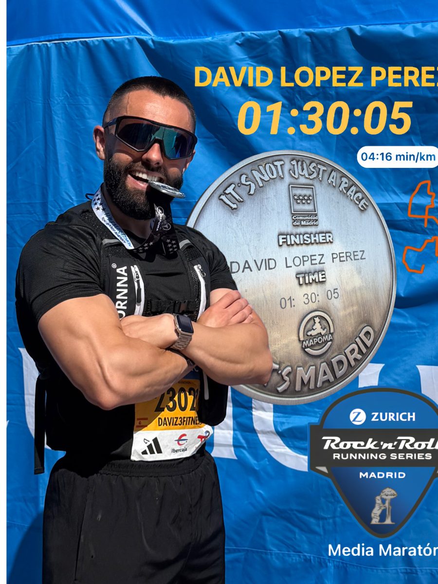 David corriendo una carrera