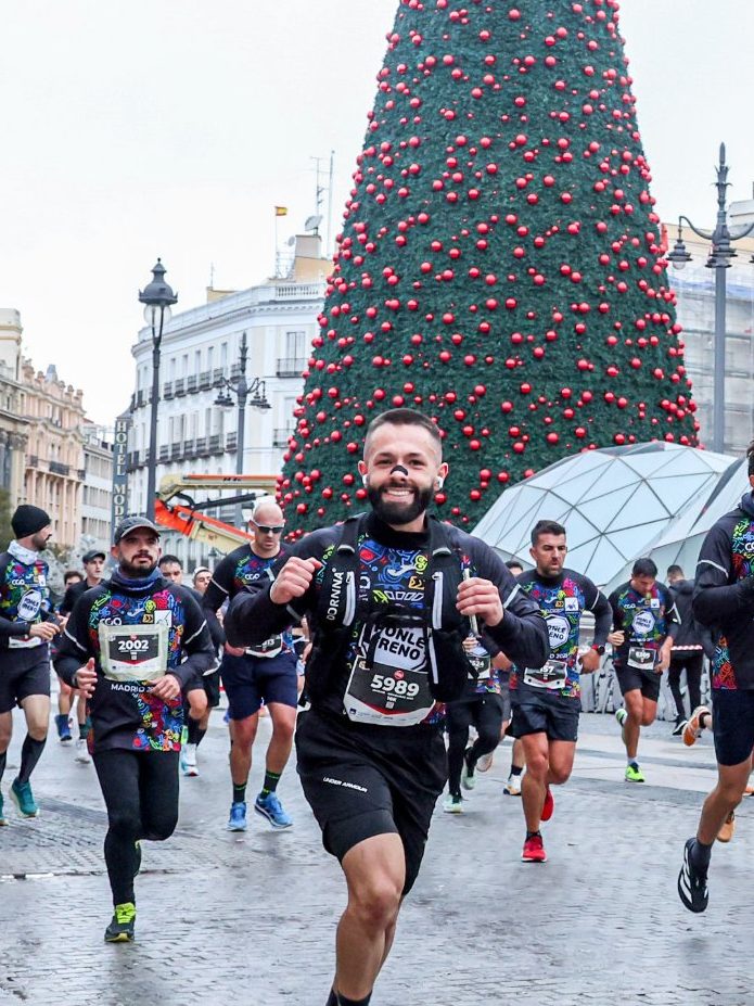 David corriendo una carrera