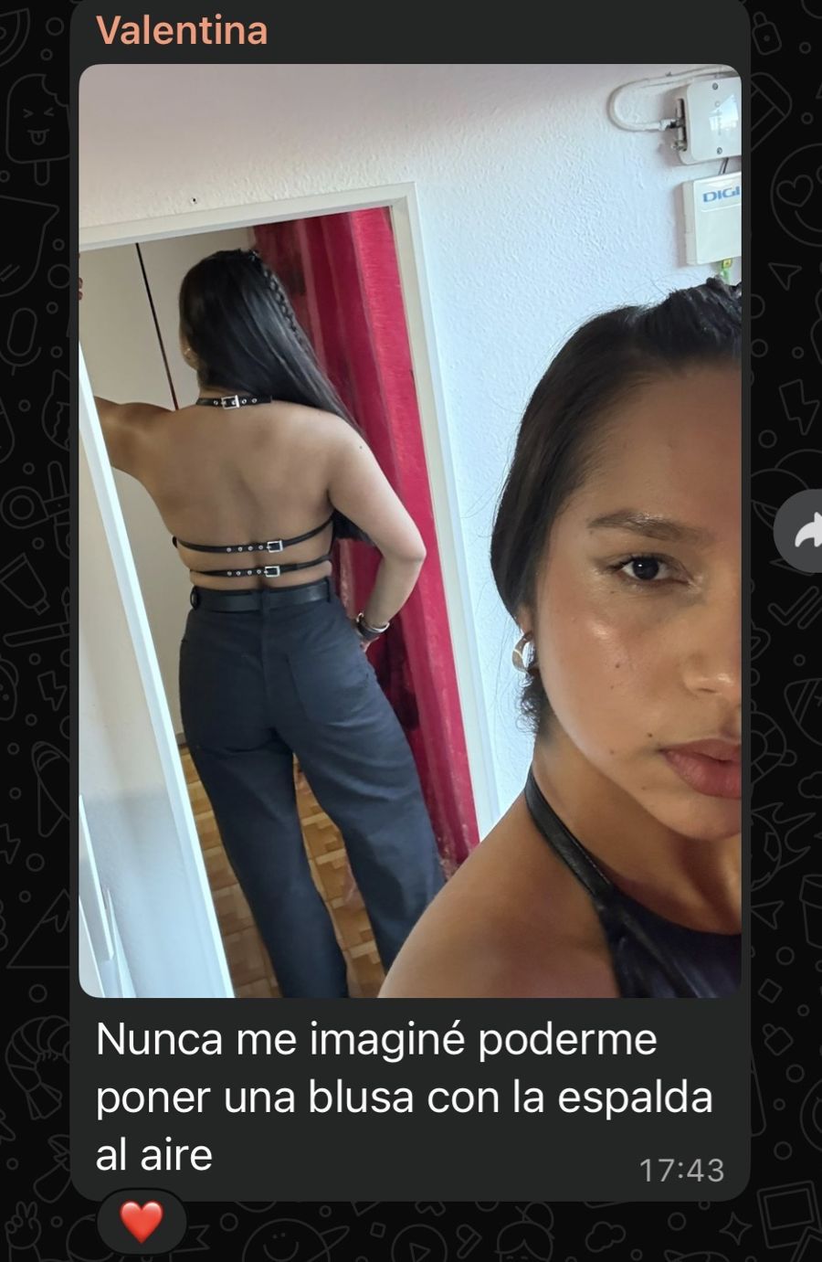 Cambio de talla de Valentina
