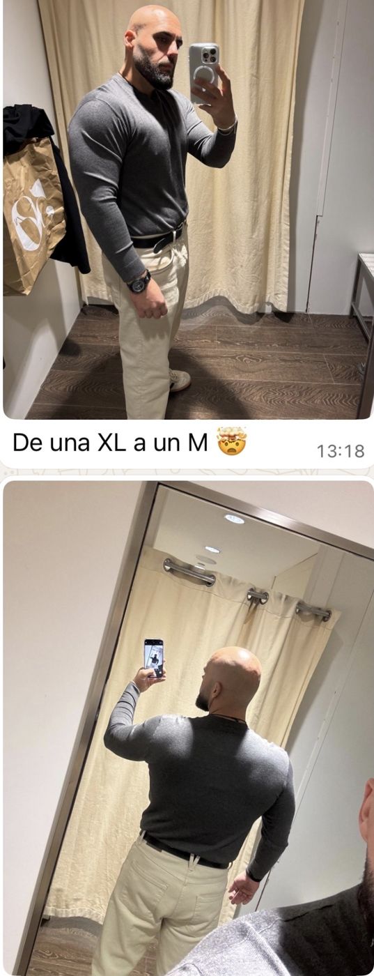 Cambio de talla de Joey