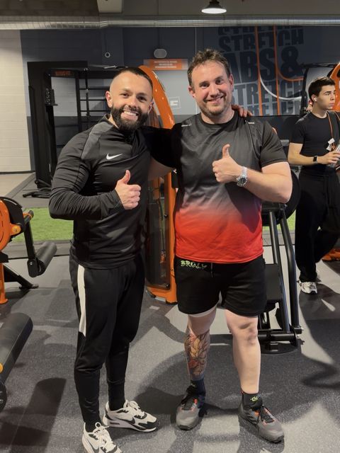 David con un cliente de Z3F