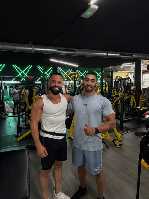 David con un cliente de Z3F