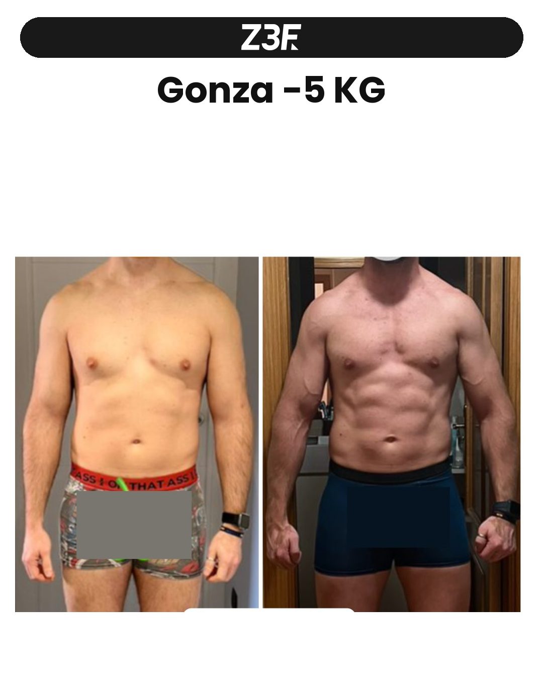 Cambio físico: Gonza −5 kg
