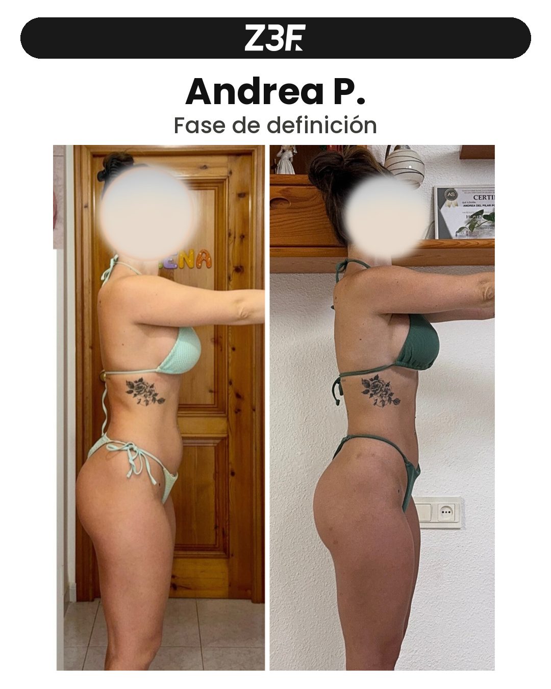 Cambio físico: Andrea P. definición